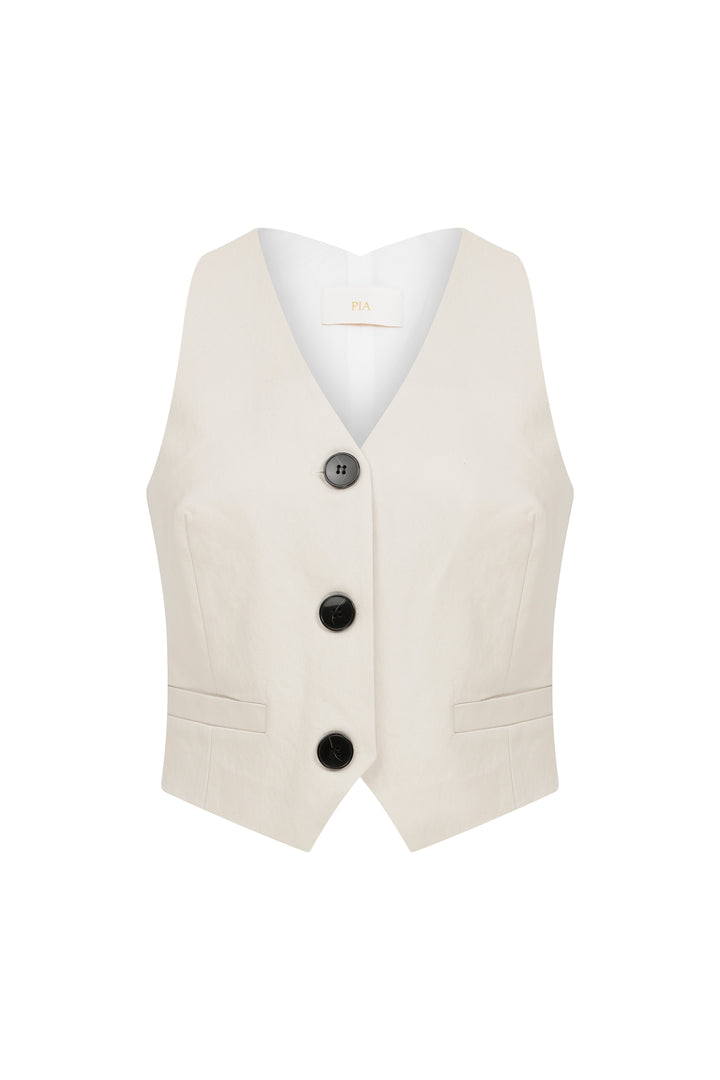 CLARA - Open-back waistcoat