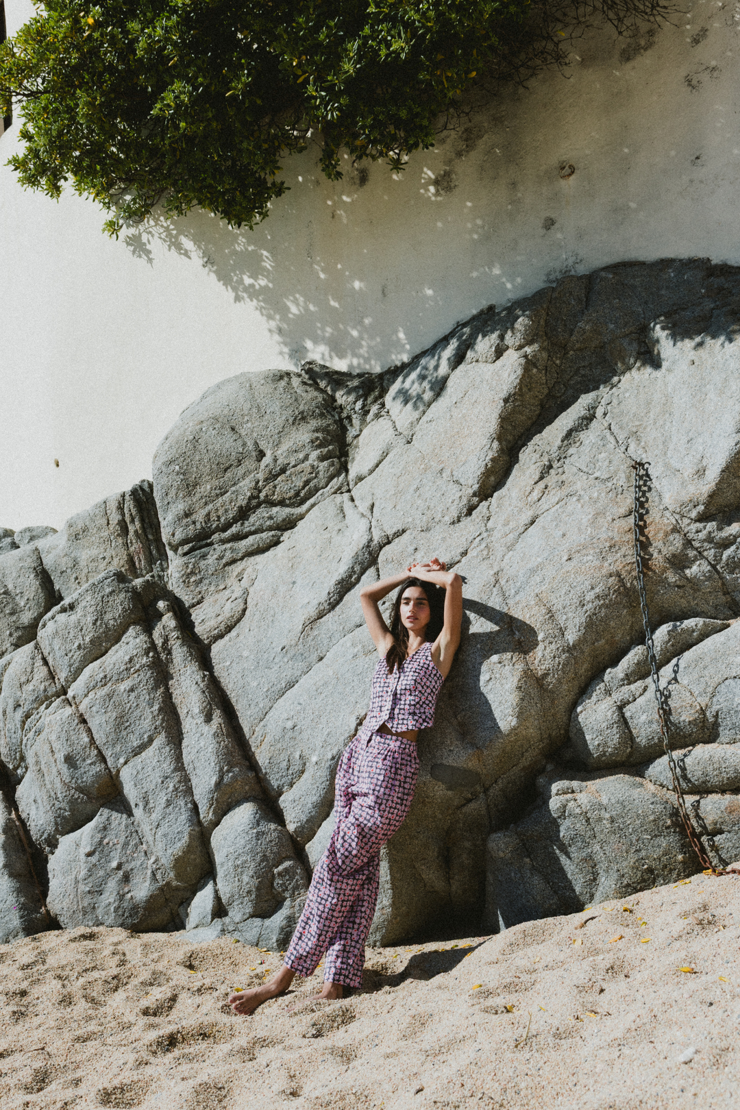 MAYA - OPEN BACK WAISTCOAT - MODULAR BLOOM PINK