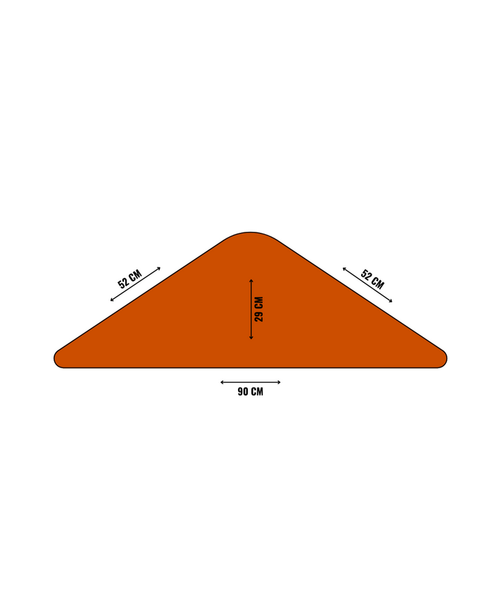 RAVENNA - TRIANGLE KNIT SCARF - ECRU