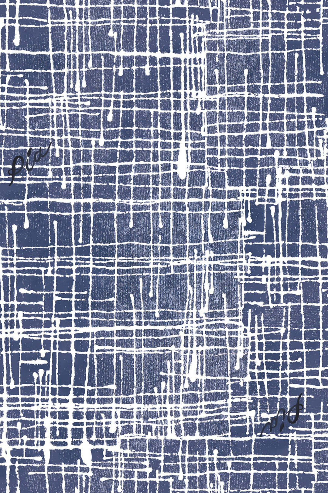 NARA -  LACİVERT ÇAPRAZ ÇİZGİ BASKILI ÖNÜ BAĞCIKLI STRAPLEZ BÜSTİYER