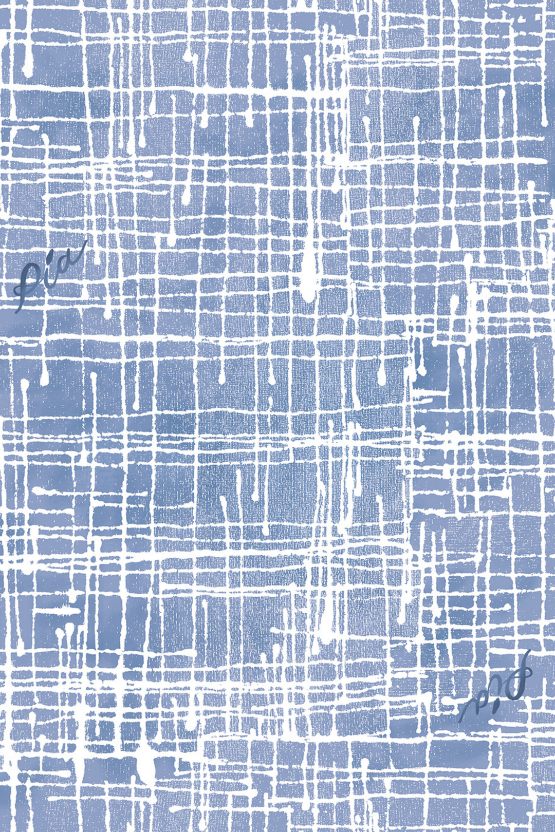 MAYA - SIRTI AÇIK MAVİ ÇAPRAZ ÇİZGİ BASKILI ELBİSE