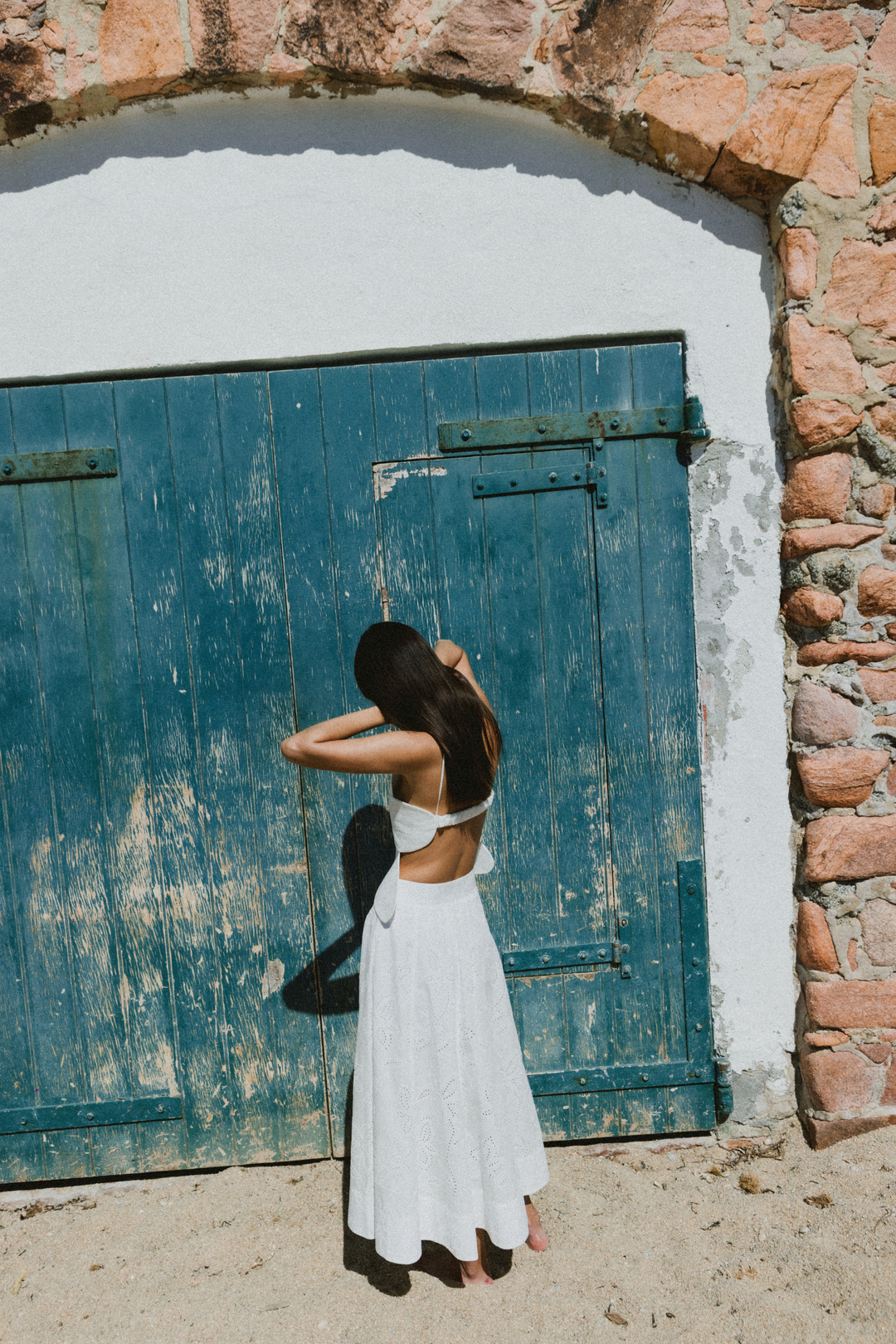 LACY SICILY - A KESİM PİLELİ KIRIK BEYAZ MİDİ ETEK 