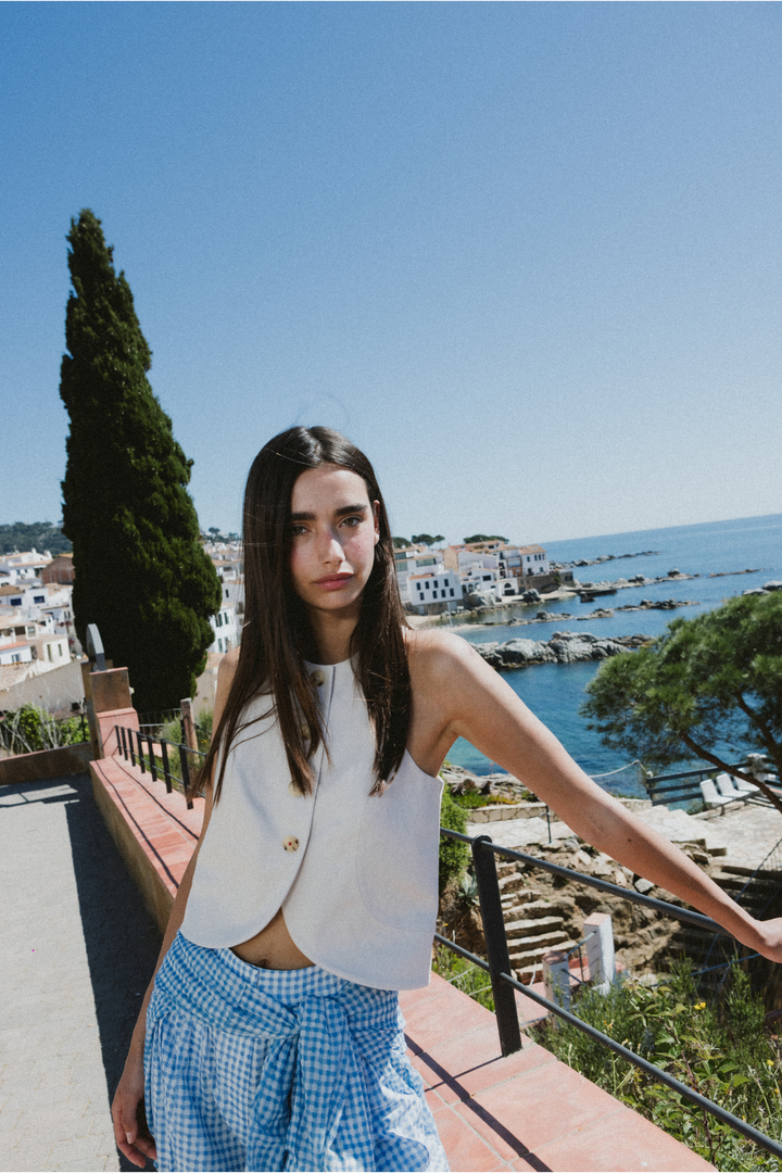 JUAN - BEJ MODERN DÜĞMELİ YELEK