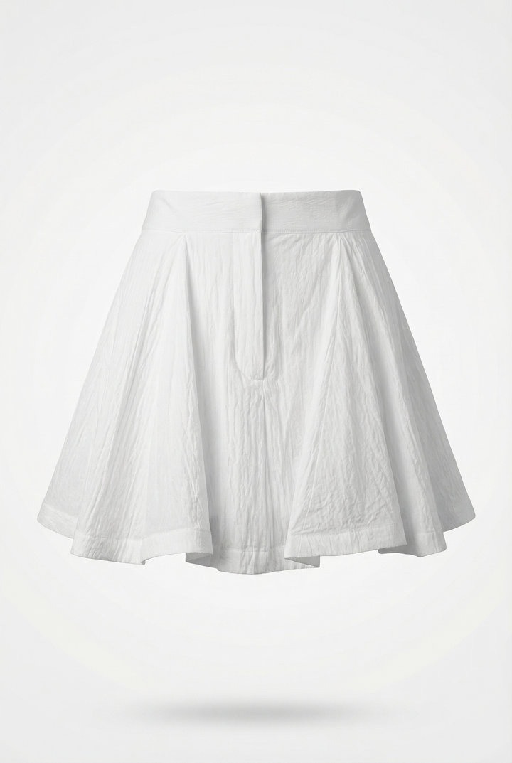 BONNIE - BEYAZ MINI ŞORT ETEK