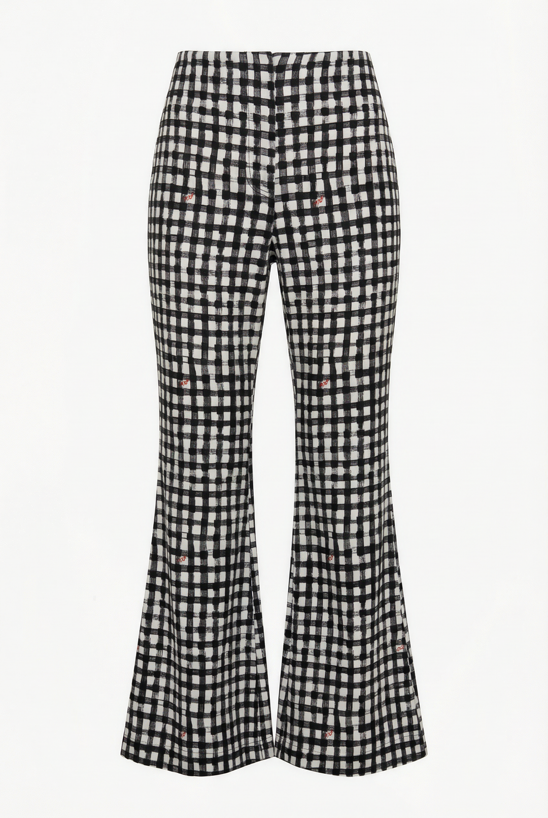 IAN - SİYAH KARELİ BİLEK BOY PANTOLON