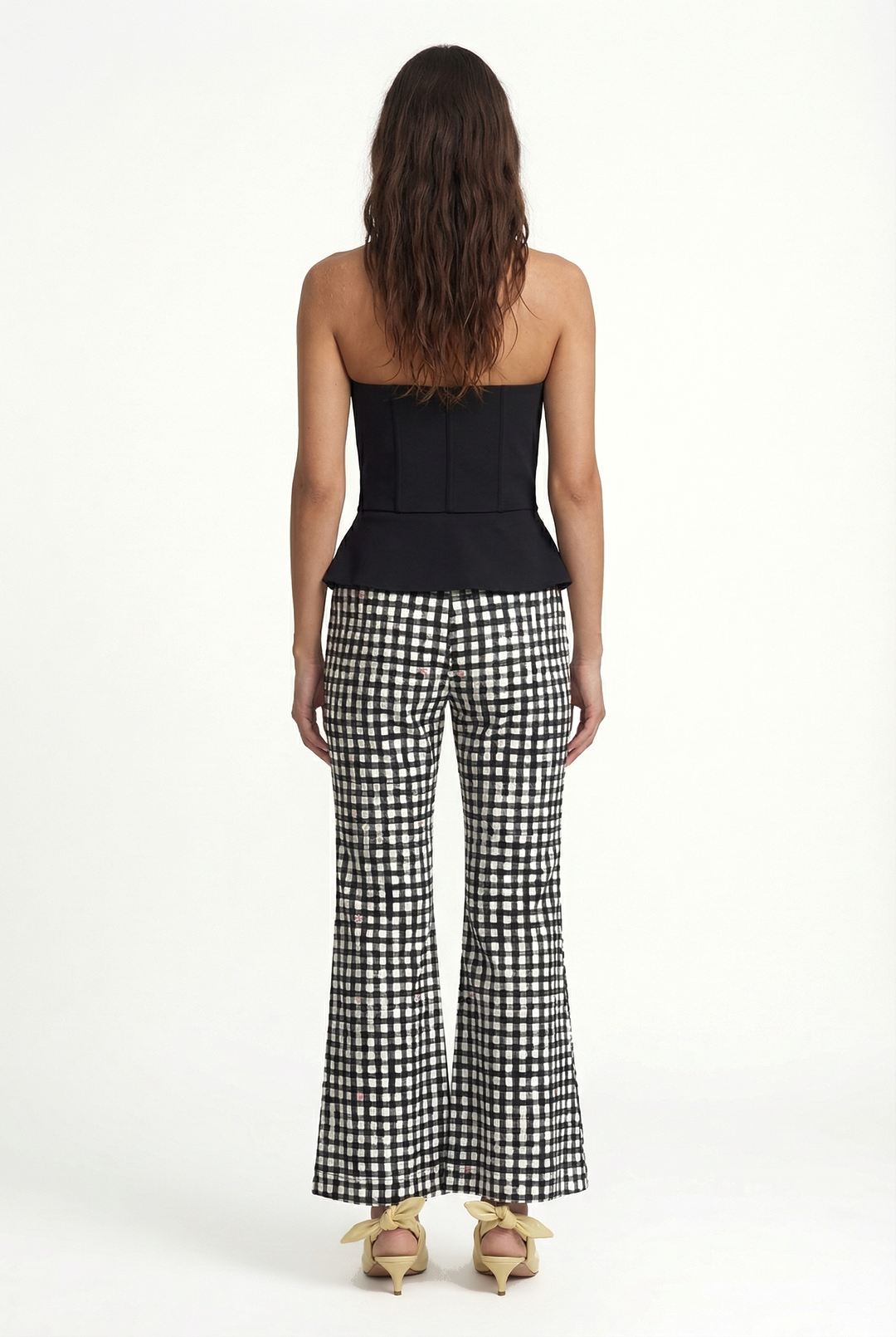 VERA - ÖNDEN BAĞLAMALI STRAPLEZ BÜSTİYER - SİYAH