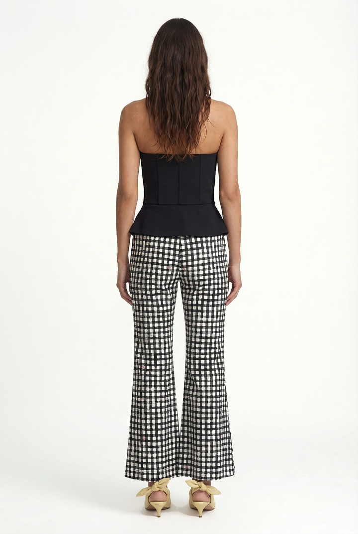 VERA - ÖNDEN BAĞLAMALI STRAPLEZ BÜSTİYER - SİYAH