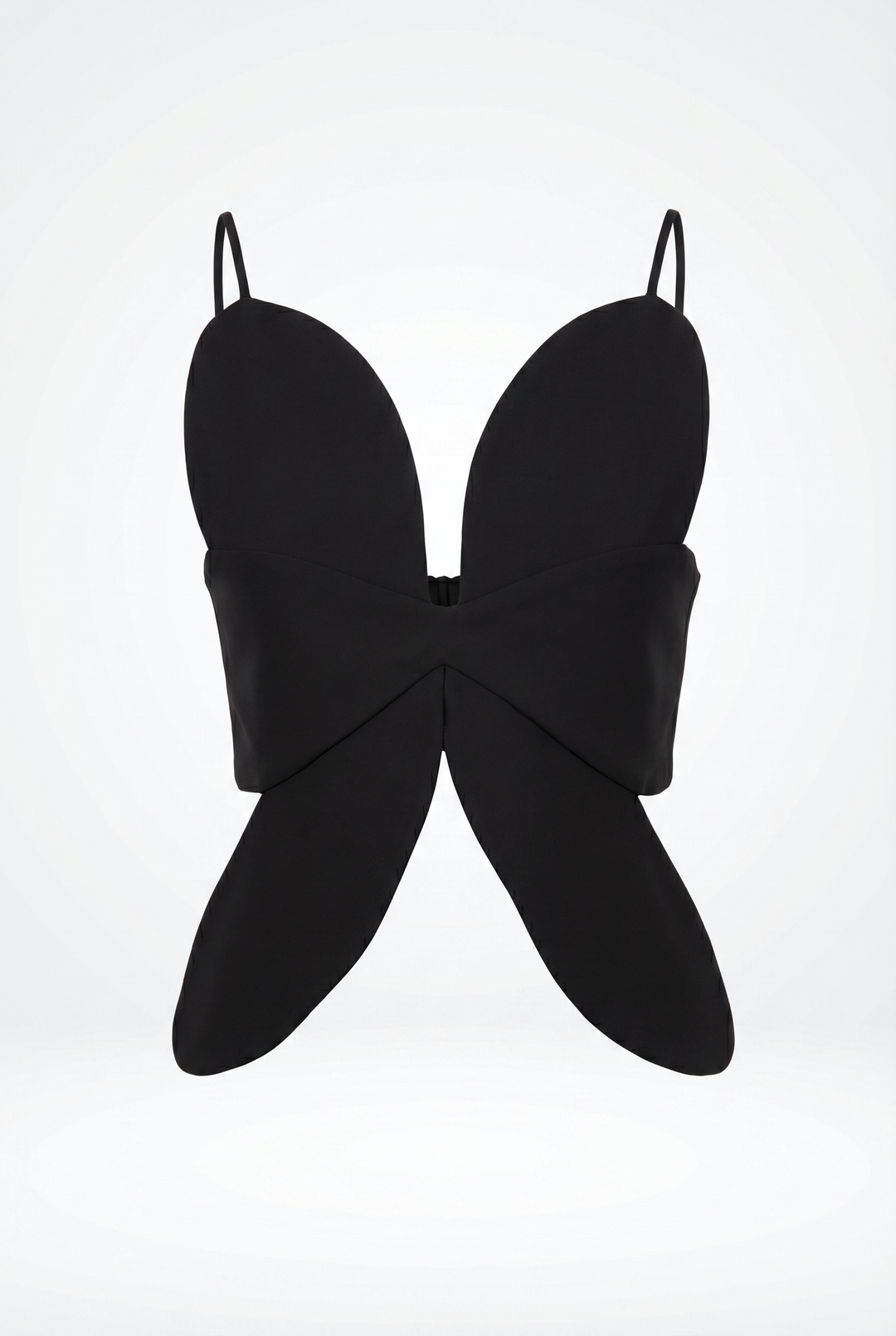 Daisy - Iconic Floral Shape Cutout Top - Black