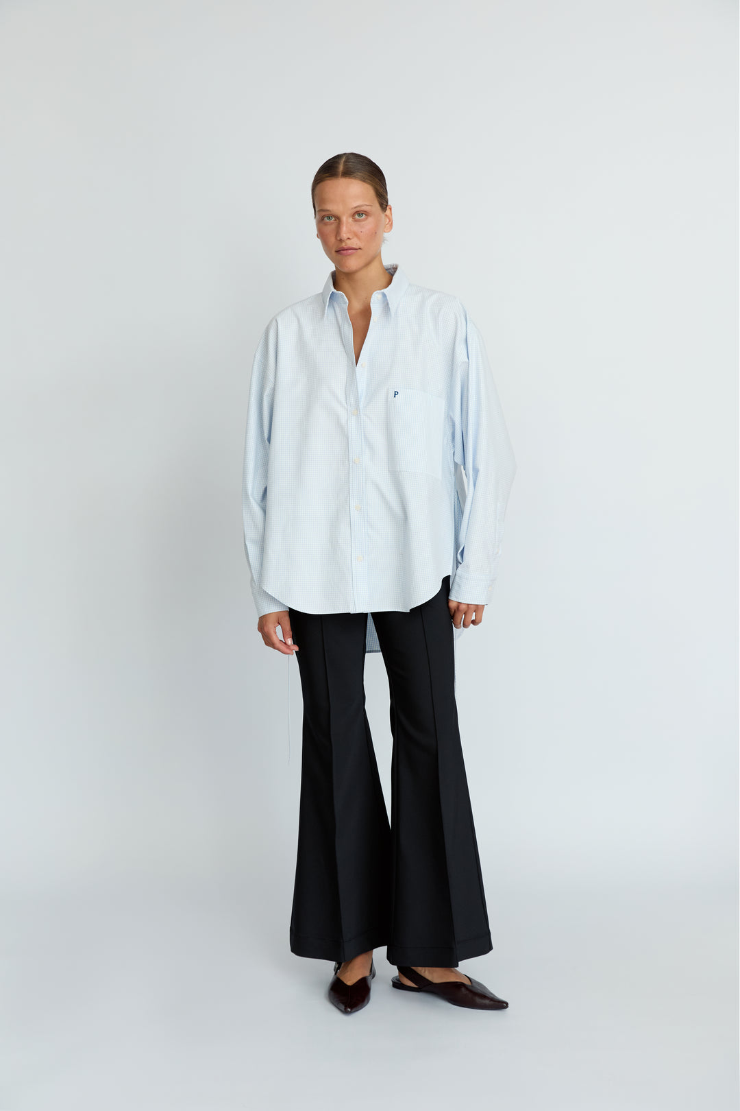 IAN - FLARE PANTS - BLACK