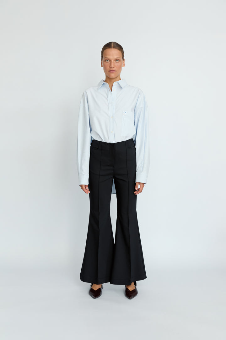 IAN - FLARE PANTS - BLACK