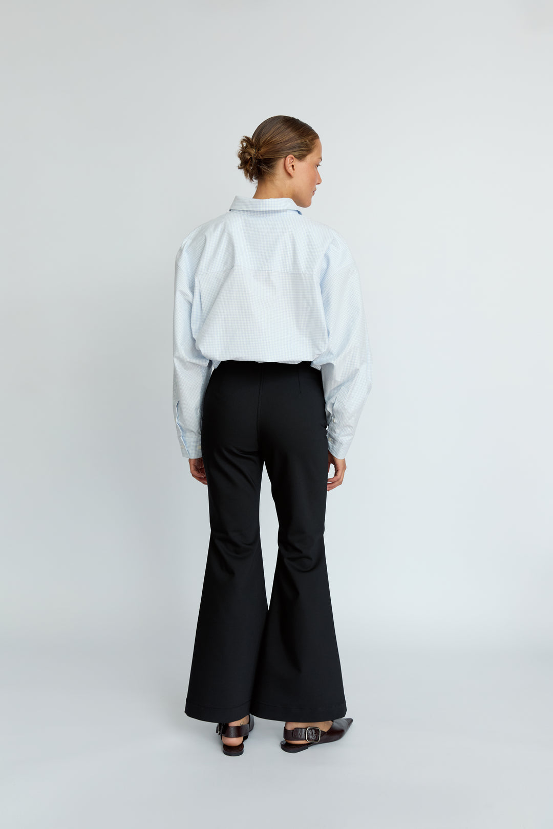 IAN - FLARE PANTS - BLACK