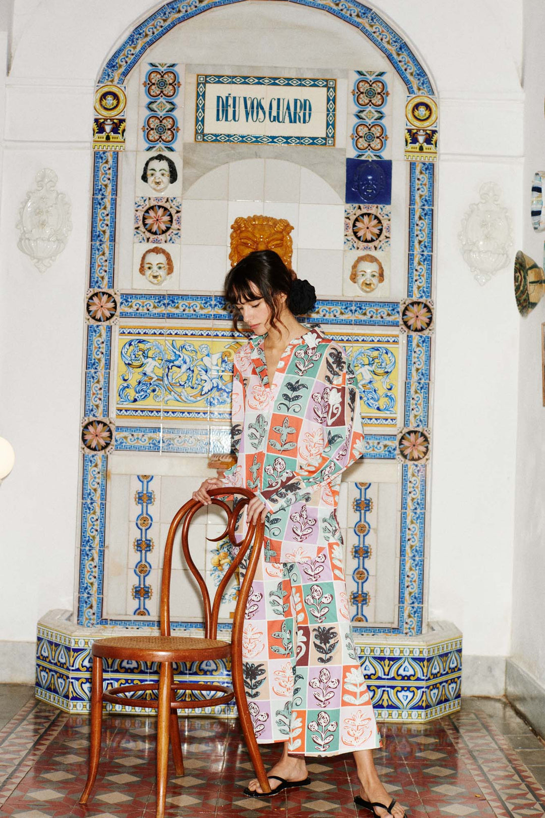 IAN - ANKLE LENGTH COLORFUL PANTS - MIX PATTERN