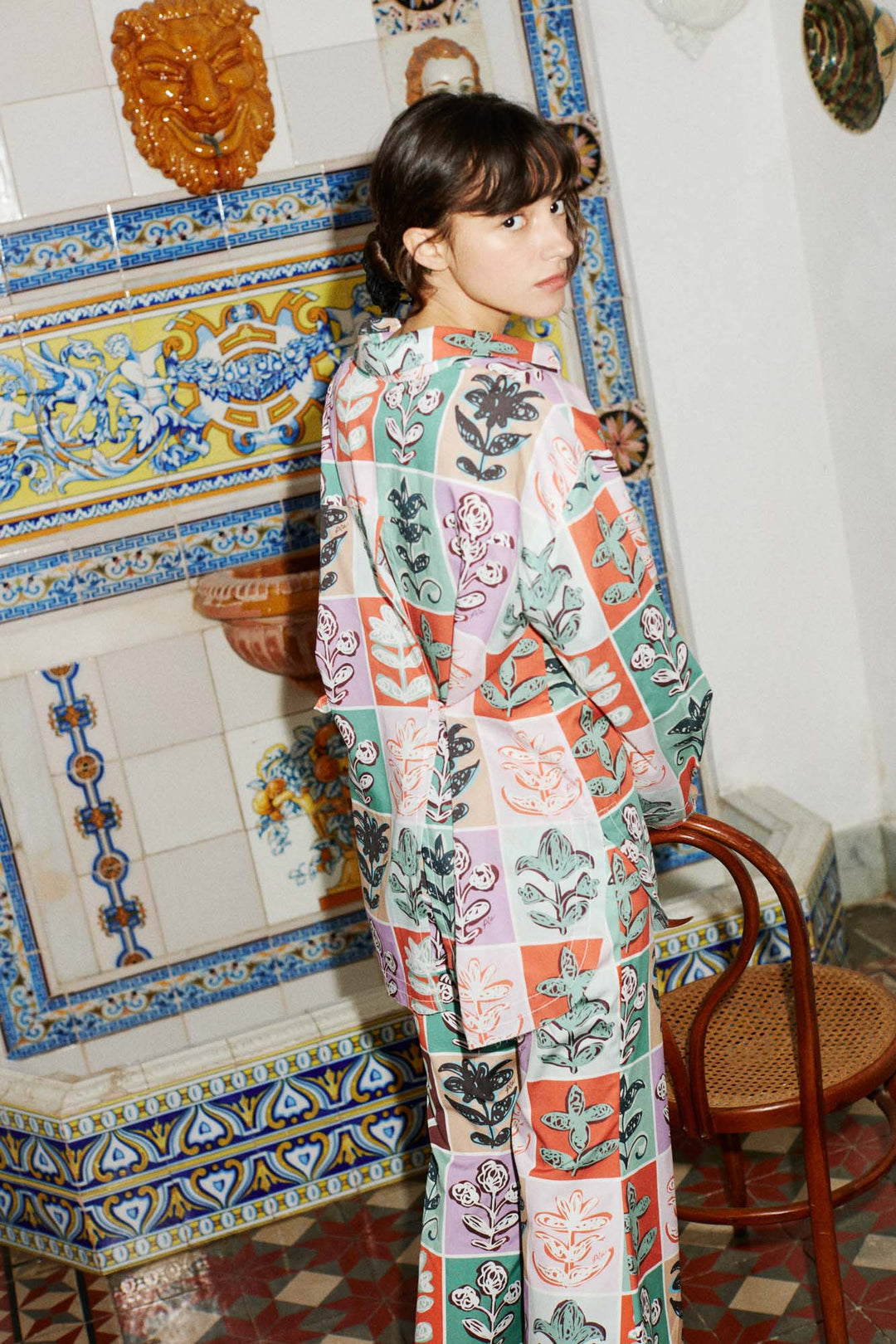 IAN - ANKLE LENGTH COLORFUL PANTS - MIX PATTERN