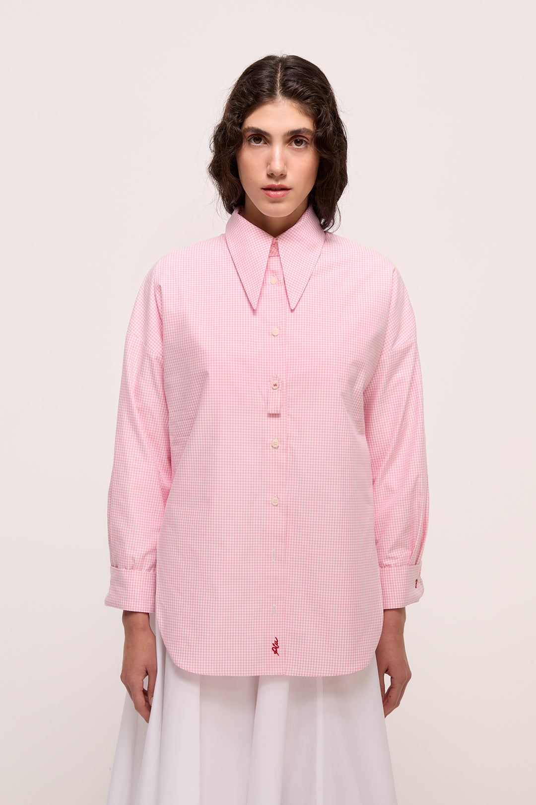 pink brand dress shirt First Class Long Sleeve Dress Shirts - Hot Pink