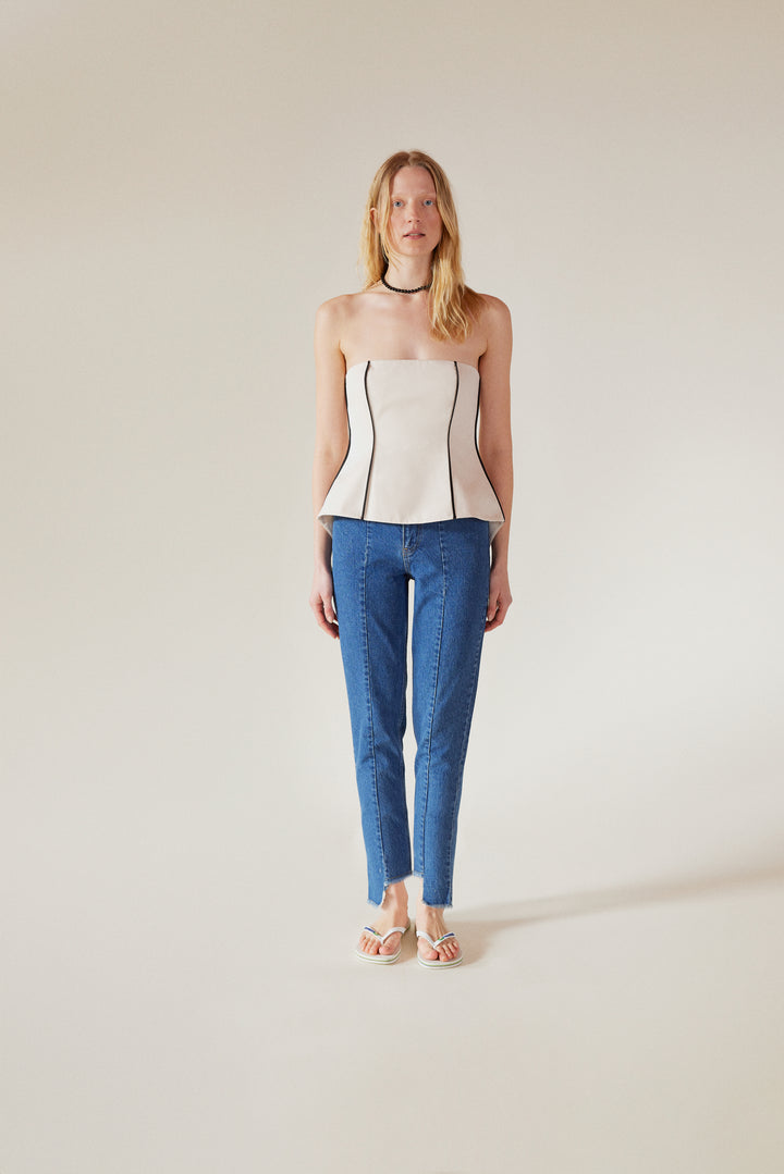 Pelly - High-Rise Cropped Jean