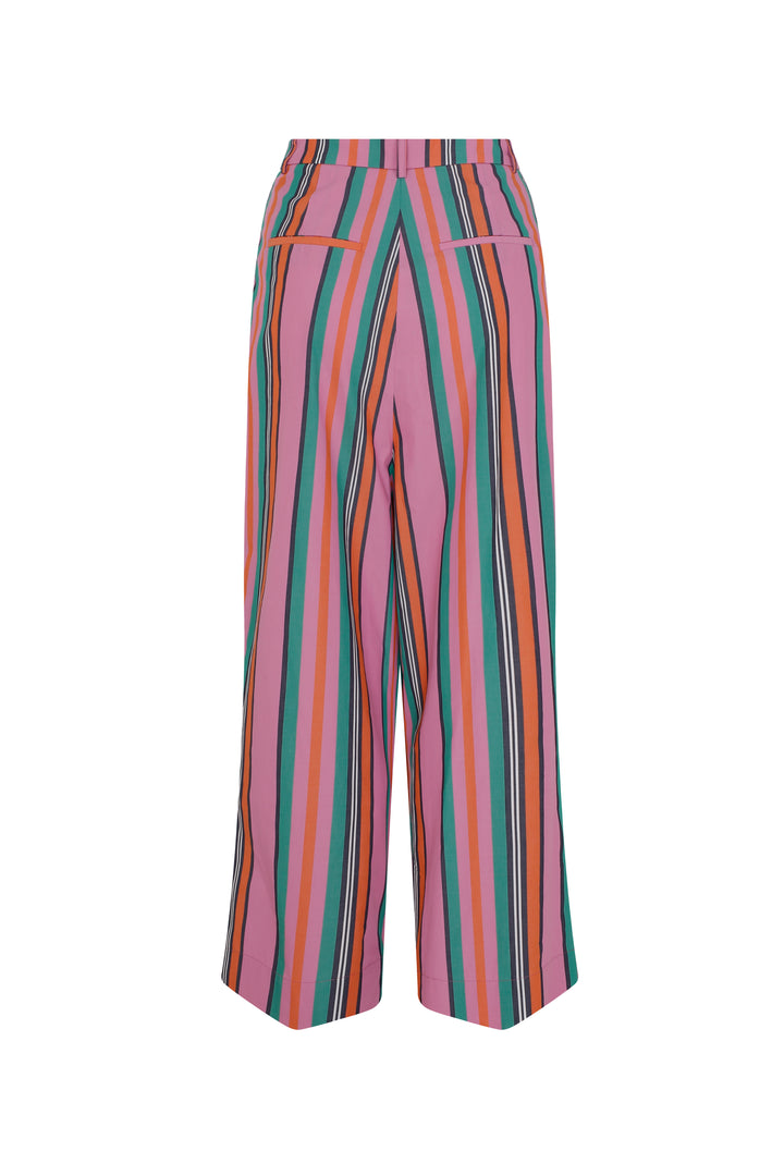 Moon - Colorfull Stripe Wideleg Pants