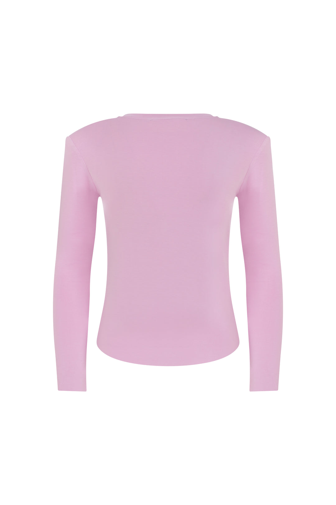 Jupiter - Pink Long Sleeve T-Shirt With Shoulder Pads