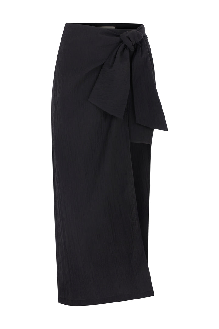 Malia - Big Bow Asymetrical Envelop Skirt