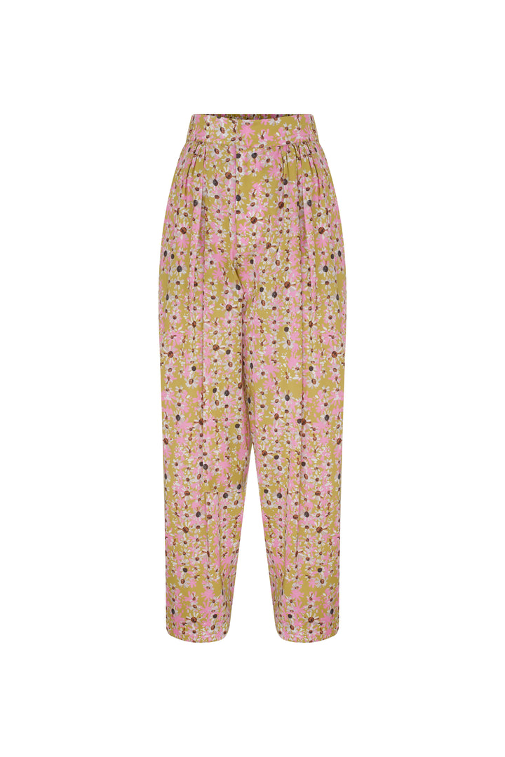 Yaz - Daisy Printed Tapered Pants