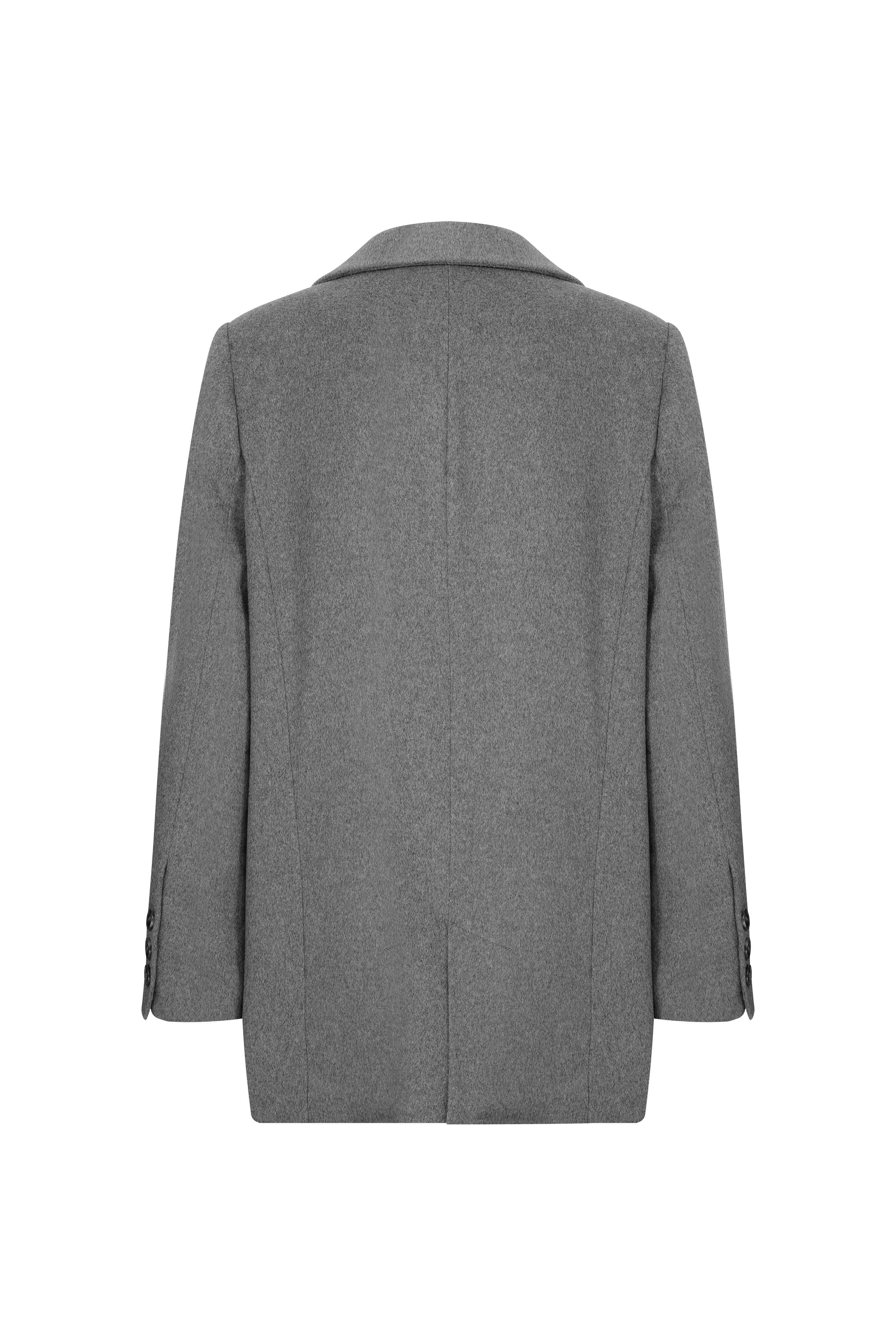 ROY - Oversized Wool Blazer Jacket - Grey – PIA BRAND