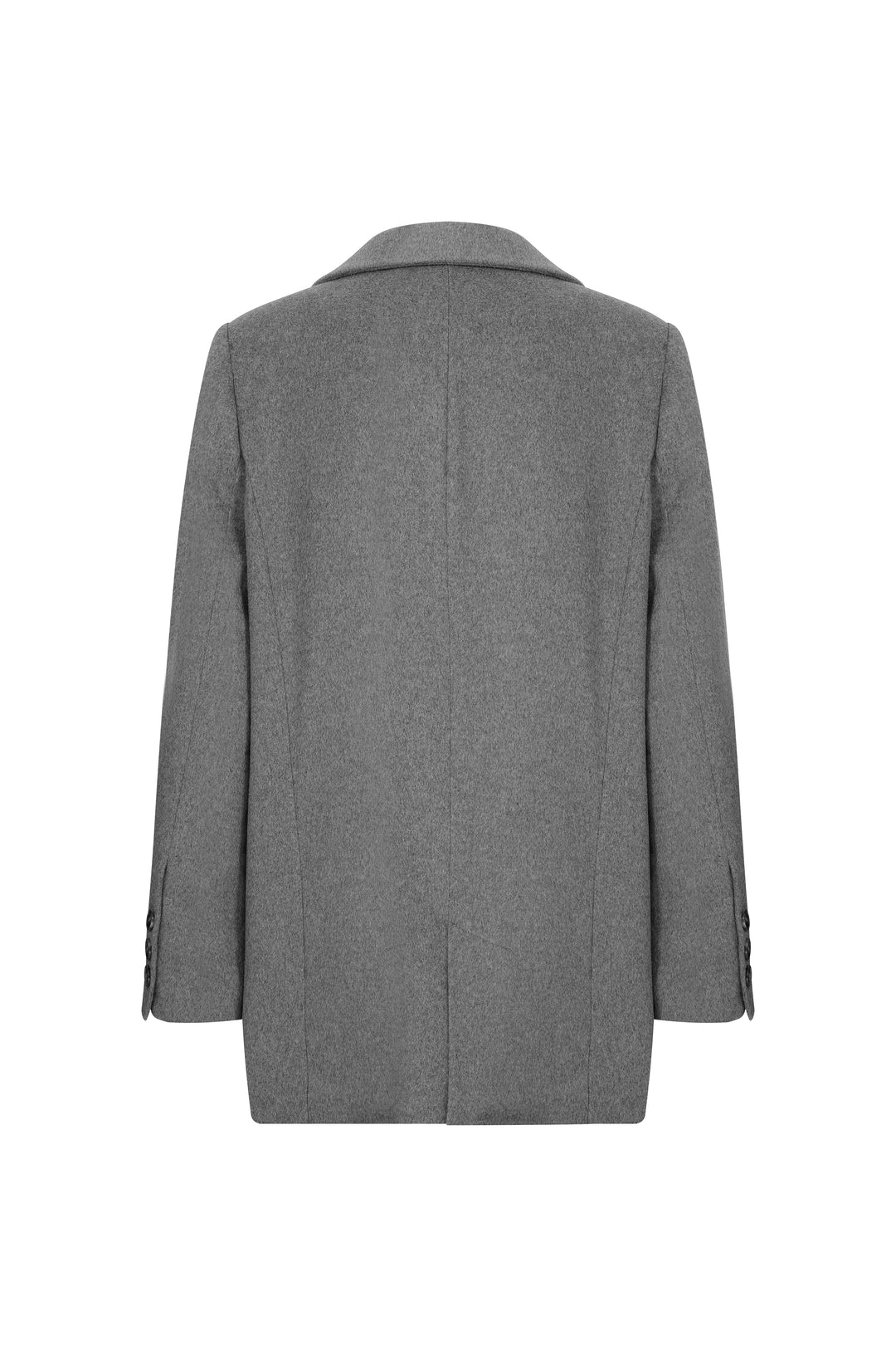 ROY - Gri Oversize Yün Blazer Ceket