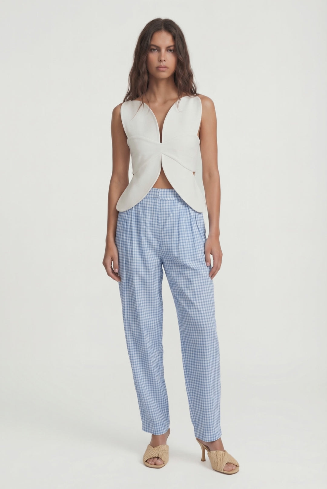 Daisy - Iconic Floral Shape Cutout Top - Ecru