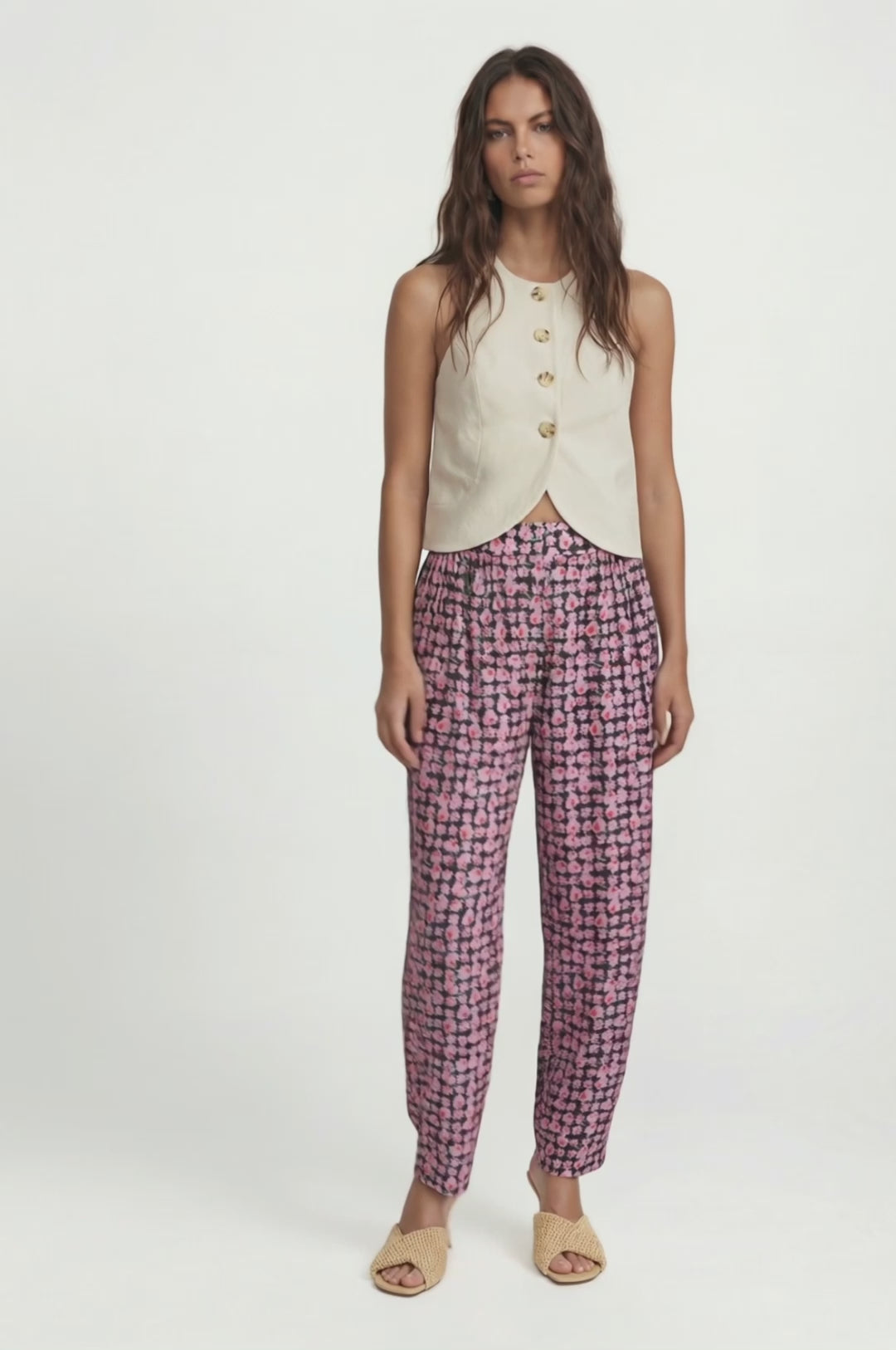 JUAN - BEJ MODERN DÜĞMELİ YELEK